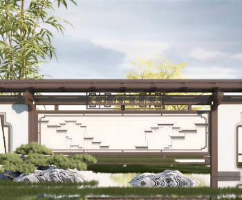 Chinese Style Landscape Wall-ID:781569965