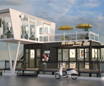 Modern Appearance Of Commercial Building-ID:184995892