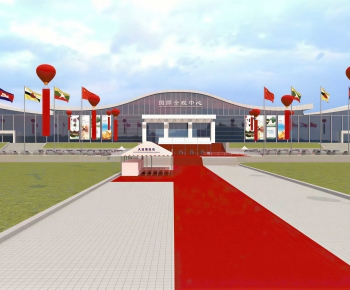 Modern Appearance Of Commercial Building-ID:972665071