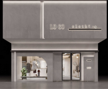 Modern Facade Element-ID:862081053