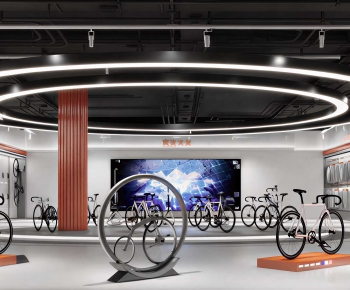Modern Exhibition Hall-ID:733751067