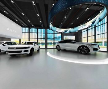Modern Exhibition Hall-ID:182542092