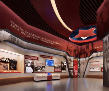 Modern Exhibition Hall-ID:908237933