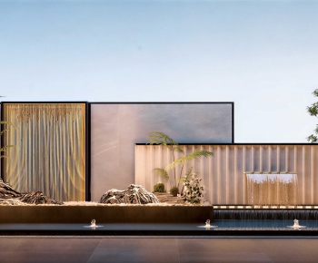 New Chinese Style Landscape Wall-ID:164769895