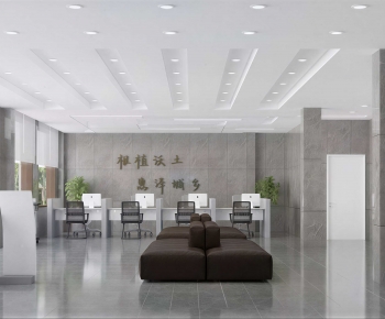 Modern Office Reception Desk-ID:426563985