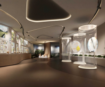 Modern Exhibition Hall-ID:520452025