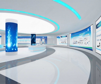 Modern Exhibition Hall-ID:367041119