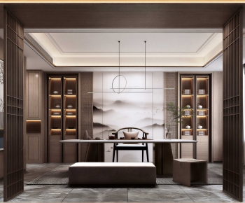 New Chinese Style Tea House-ID:831083067