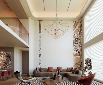 Modern A Living Room-ID:847080952
