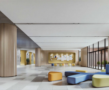 Modern Office Reception Desk-ID:128362897