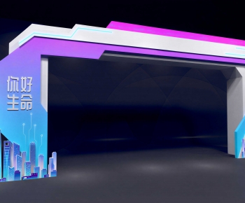 Modern Facade Element-ID:102300627