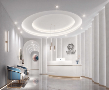 Modern Office Reception Desk-ID:308307895