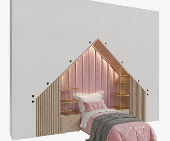 Modern Child's Bed-ID:692241244