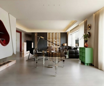Modern A Living Room-ID:581732998