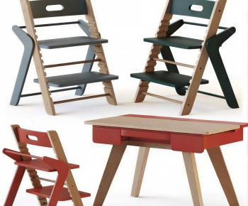 Wabi-sabi Style Computer Desk And Chair-ID:457741983