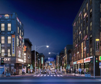 Modern Commercial Street-ID:368380571