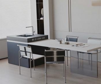 Modern Dining Table And Chairs-ID:389457949