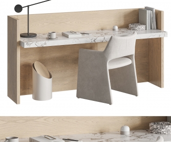 Modern Computer Desk And Chair-ID:285521987