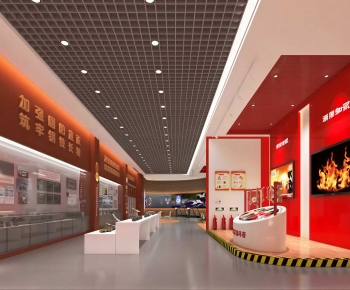 Modern Exhibition Hall-ID:693708902