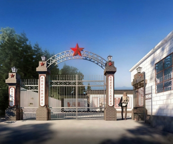 New Chinese Style Gate-ID:315558915