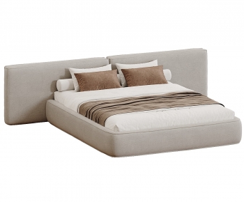 Modern Double Bed-ID:183710107