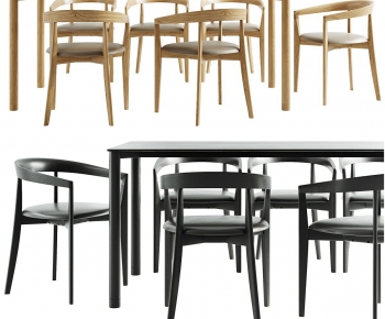 Modern Dining Table And Chairs-ID:368412976