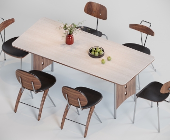Modern Dining Table And Chairs-ID:925178053