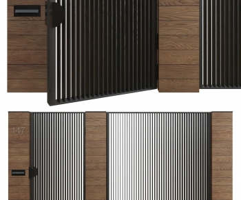 Modern Fence-ID:757971051