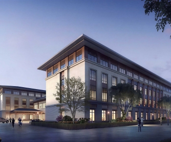 Modern Appearance Of Commercial Building-ID:849612008