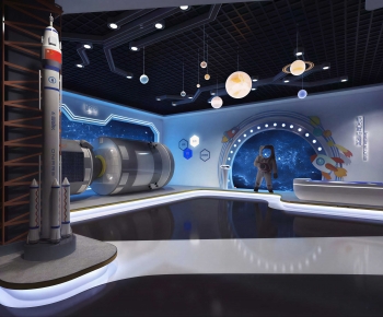 Modern Exhibition Hall-ID:521763095
