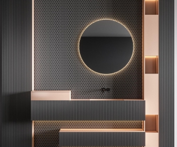 Modern Bathroom Cabinet-ID:379224066