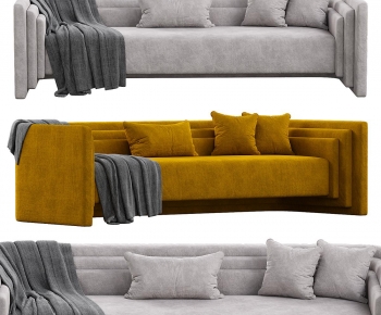 Modern Three-seat Sofa-ID:620621926