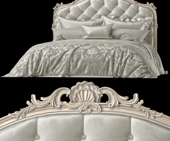 European Style Double Bed-ID:199342976