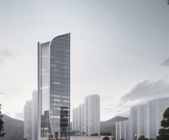Modern Appearance Of Commercial Building-ID:227435112