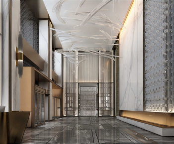 New Chinese Style Lobby Hall-ID:310786963