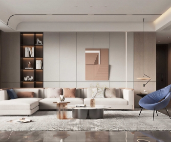 Modern A Living Room-ID:726989983