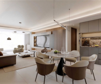 Modern A Living Room-ID:528477911