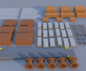Modern Building Component-ID:901932951