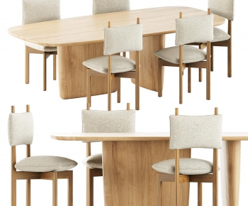 Modern Dining Table And Chairs-ID:112570058