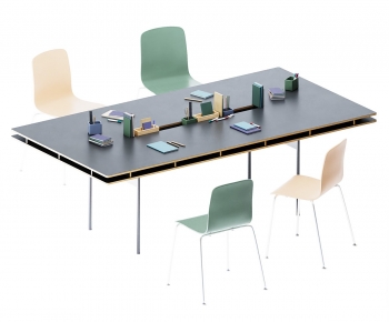 Modern Office Desk And Chair-ID:656652934
