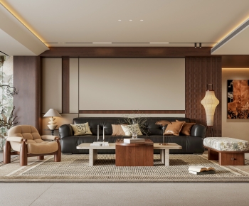 Modern A Living Room-ID:590190891
