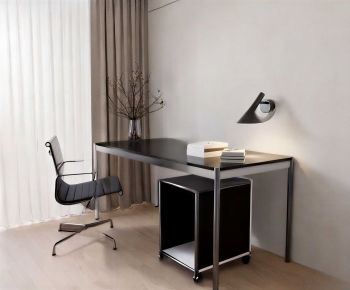 Modern Computer Desk And Chair-ID:466491947