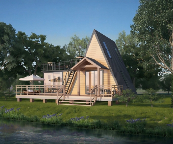 Modern Public Building-ID:748781926