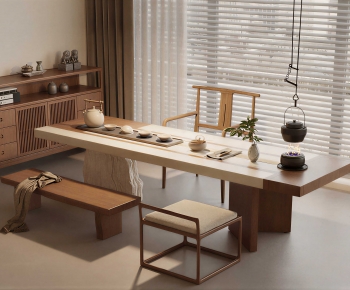 New Chinese Style Tea Tables And Chairs-ID:573151115