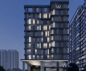 Modern Building Appearance-ID:411072026