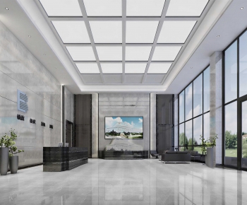 Modern Office Reception Desk-ID:311228045
