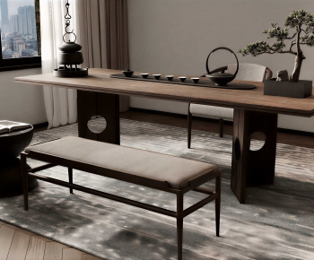 New Chinese Style Tea Tables And Chairs-ID:515077119