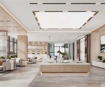 Modern Real Estate Sales Office-ID:215044026