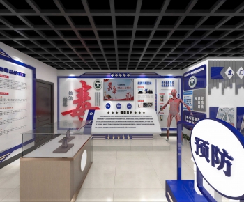 Modern Exhibition Hall-ID:348462108