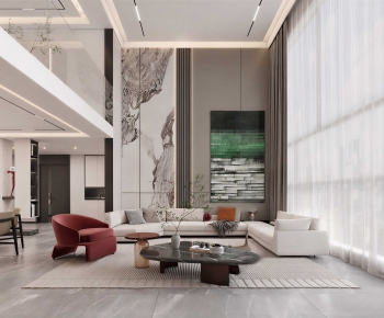 Modern A Living Room-ID:844203953